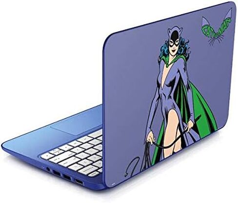 غلاف كمبيوتر محمول من Skinit متوافق مع Stream 11-d010nr 11.6in - تصميم صورة Warner Bros Catwoman مرخص رسميًا in Kuwait