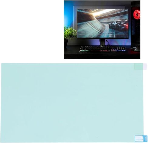 Zopsc Computer Blue Light Blocking Screen Protector for 23in PC, Anti reflective and Anti glare Filter Film for 16:9 Widescreen Computer Screen in Saudi Arabia