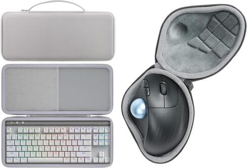 co2CREA Hard Case for Logitech G515 / G915 Keyboard and Logitech Ergo M575S / M575 / M570 Trackball Mouse in Saudi Arabia