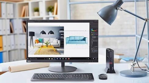 كمبيوتر Lenovo ThinkStation P330 صغير - Intel Core i7-8th - ذاكرة وصول عشوائي DDR4 سعة 32 جيجابايت - SSD 1 تيرابايت - وحدة معالجة رسومات Quadro P620 - لوحة مفاتيح وماوس لاسلكيين - شبكة Wi-Fi مدمجة - سطح مكتب صغير - Windows 11 Pro (متجدد) in Kuwait