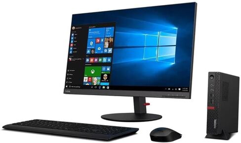 كمبيوتر Lenovo ThinkStation P330 صغير - Intel Core i7-8th - ذاكرة وصول عشوائي 16 جيجابايت - SSD 512 جيجابايت - وحدة معالجة الرسومات Quadro P620 - شاشة جديدة مقاس 24 بوصة - لوحة مفاتيح وماوس لاسلكيان - Wi-Fi - سطح مكتب صغير - Windows 11 Pro (متجدد) in Kuwait