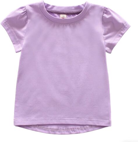 lollipopbear Girls T-Shirt Short-Sleeve Basic Tee Shirt Casual Daily Tshirts Tee in Saudi Arabia