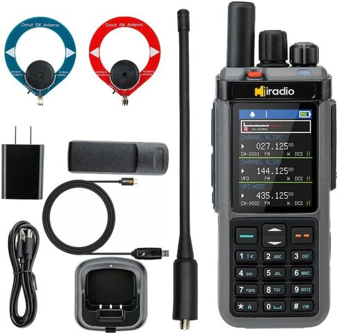 Y23UV-98 راديو ثنائي الاتجاه بقدرة 10 وات مع CB/SSB/HF، ومكرر النطاق المتقاطع، وتوافق هوائي 1024 CH وهوائي دونات - راديو هام عالي الطاقة لاتصالات الهواة والمغامرات الخارجية in Kuwait
