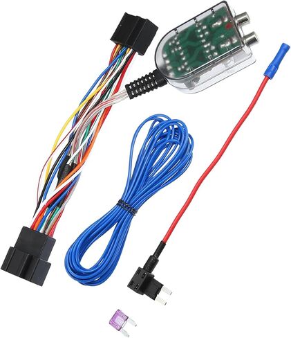 Car Add an Amp Amplifier Adapter Interface to Radio System for Chevrolet Silverado 2007-2013 with Blue Extension Wire Fuse Replacement Car Parts in Kuwait