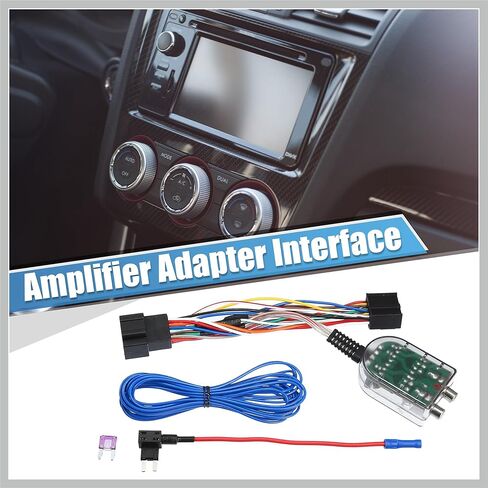 Car Add an Amp Amplifier Adapter Interface to Radio System for Chevrolet Silverado 2007-2013 with Blue Extension Wire Fuse Replacement Car Parts in Kuwait