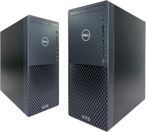 Dell XPS 8940 Desktop Computer - 11th Gen Intel Core i7-11700 up to 4.9 GHz CPU,24GB RAM,512GB SSD + 8TB HDD,Intel UHD Graphics 750,Killer Wi-Fi 6,500W PSU,DVD Burner,Windows 11 Home,Black(Renewed) in Saudi Arabia