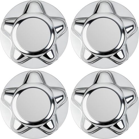 MuHize 7 Inch Hub Caps Compatible with 1997-2004 Ford F150 & 1997-2002 Ford Expedition, 1 Pcs Chrome Center Caps for Rims with 5-Lug Steel Wheel Chrome in Saudi Arabia