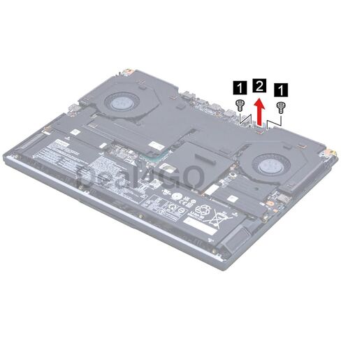 Deal4GO مروحة تبريد وحدة المعالجة المركزية 0FQF70000H 5H40S20788 بديلة لجهاز Lenovo Legion Pro 7 16IRX8H 82WQ Y9000K R9000K 2023 in Kuwait