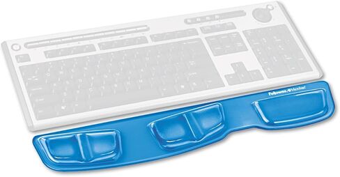 Fellowes 9183101 Keyboard Palm Support,Gel,18-1/4-Inch x3-3/4-Inch x5/8-Inch,BE/CL Cover in Saudi Arabia