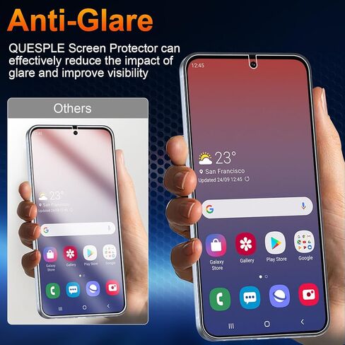 2 Pack for Samsung Galaxy S24 Plus Matte Privacy Screen Protector [Not Glass], 360° Anti-Spy, Anti-Scratch, Anti-Glare, Support Fingerprint Unlock in Saudi Arabia