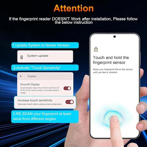 2 Pack for Samsung Galaxy S24 Plus Matte Privacy Screen Protector [Not Glass], 360° Anti-Spy, Anti-Scratch, Anti-Glare, Support Fingerprint Unlock in Saudi Arabia