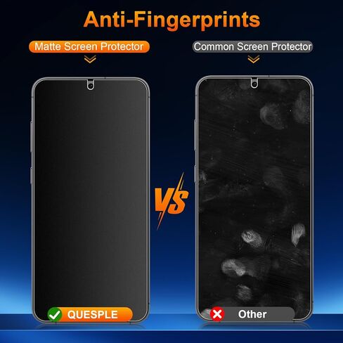 2 Pack for Samsung Galaxy S24 Plus Matte Privacy Screen Protector [Not Glass], 360° Anti-Spy, Anti-Scratch, Anti-Glare, Support Fingerprint Unlock in Saudi Arabia