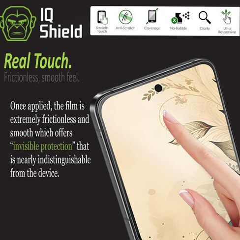 عبوة من قطعتين من IQShield لهاتف Samsung Galaxy Z Flip 5: طبقة TPU فائقة الوضوح، تركيب خالٍ من الفقاعات، مقاوم للخدش، صديق للحافظة، وضوح عالي الدقة للحماية القصوى لفتح بصمة الإصبع in Saudi Arabia