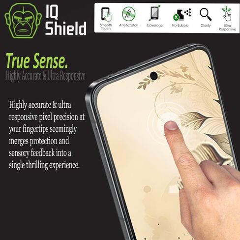 عبوة من قطعتين من IQShield لهاتف Samsung Galaxy Z Flip 5: طبقة TPU فائقة الوضوح، تركيب خالٍ من الفقاعات، مقاوم للخدش، صديق للحافظة، وضوح عالي الدقة للحماية القصوى لفتح بصمة الإصبع in Saudi Arabia