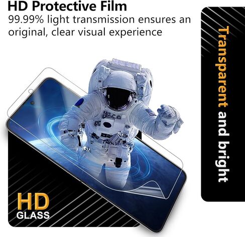 واقي شاشة JZG مكون من قطعتين لهاتف Samsung Galaxy Z Flip 6 (شاشة داخلية)، قطعتان من الزجاج الأمامي المقوى، غير قابل للطي، فتح بصمات الأصابع، مضاد للخدش، خالٍ من الفقاعات، صديق للحافظة in Kuwait