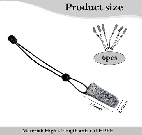 قفازات صيد السمك غير قابلة للانزلاق ومقاومة للاهتراء مصنوعة يدويًا لصيد الأسماك احترافية بإصبع واحد، قفازات صيد مضادة للعض، مقاومة للتحكم في قفازات خارجية أصابع من القطع بواسطة خطافات الأسلاك in Kuwait
