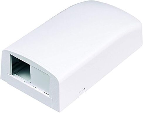 Panduit CBX2WH-AY 2-Port Surface Mounting Box for LD3/LDP3/LD5/LDP5, White in Saudi Arabia
