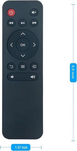 Replacement Remote Control Applicable for Vankyo Leisure 470/470 Pro/D70T/D70Q/410/3/3W/3W Pro/430W/430/D30WT/D30WQ/D30T/480W/510/510W/C3MQ Mini Portable Projector in Saudi Arabia