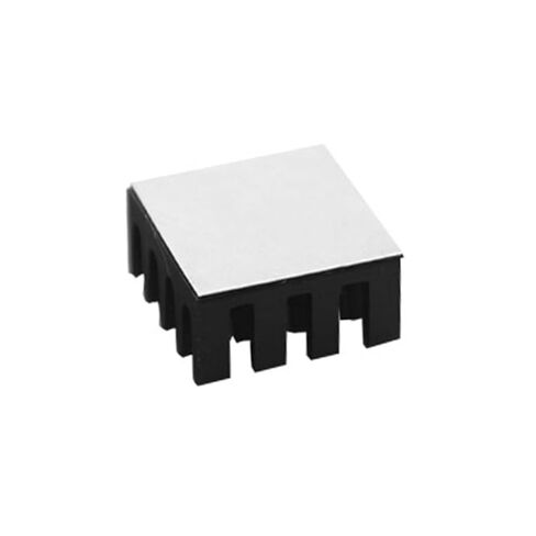 2pcs Aluminum Heat Sink for 3b/3b+ Single-Board Computer Cooling Radiator Block with Thermal Pad, Black PCB Cooler for Electronic Components in Saudi Arabia