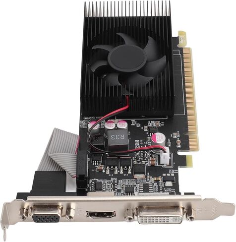 VBESTLIFE GT730 4GB Graphics Card, GDDR3 128Bit GPU, 650/1667MHz PCIE 2.0 16X Gaming Video Card, Desktop Computer Graphics Card Support for DirectX 11 in Saudi Arabia
