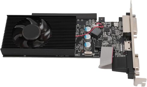 VBESTLIFE 1GB Graphics Card, DDR3 64Bit GPU, 810/1000MHz PCIE 2.0 16X Gaming Video Card, Desktop Computer Graphics Card Support for DirectX 12 in Saudi Arabia