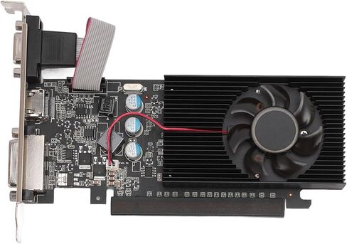 VBESTLIFE 2GB Graphics Card, GDDR3 64Bit GPU, 810/1000MHz PCIE 2.0 16X Gaming Video Card, Desktop Computer Graphics Card Support for DirectX 12 in Saudi Arabia