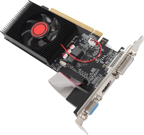 بطاقة رسومات VBESTLIFE GT220 بسعة 1 جيجابايت، وحدة معالجة الرسومات DDR3 64 بت، بطاقة فيديو للألعاب بسرعة 500 ميجاهرتز PCIE 2.0 16X، بطاقة رسومات للكمبيوتر المكتبي مع منافذ HDMI وVGA وDVI in Saudi Arabia