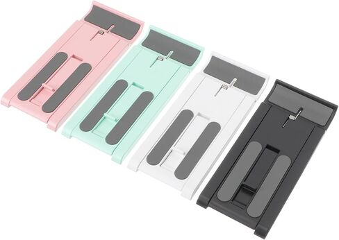 Gadpiparty 4pcs Foldable Mobile Phone Brackets and Adjustable Tablet Stands Desktop Compact Phone Holders Multi-Color for Home and Office Use in Saudi Arabia