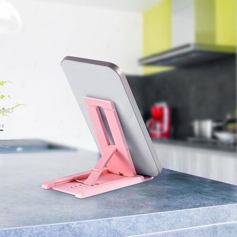 Gadpiparty 4pcs Foldable Mobile Phone Brackets and Adjustable Tablet Stands Desktop Compact Phone Holders Multi-Color for Home and Office Use in Saudi Arabia
