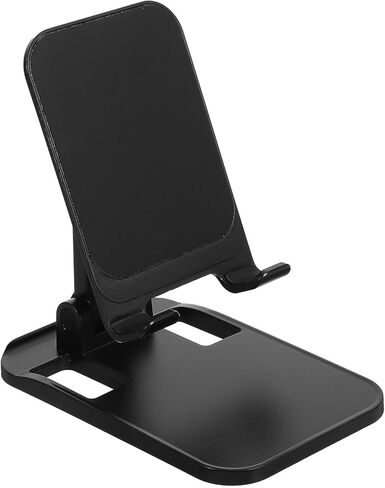 Veemoon Folding Portable Tablet PC Holder and Cellphone Stand Multi-Angle Adjustable Phone Holder for Travel and Home Use Black in Saudi Arabia