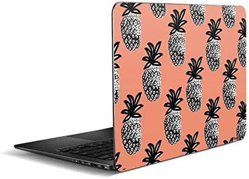 Skinit Decal Laptop Skin Compatible with Zenbook UX305FA 13.3in - Originally Designed Gray Scale Pineapple Design in Saudi Arabia