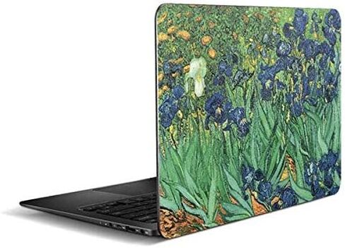 غلاف كمبيوتر محمول من Skinit متوافق مع Zenbook UX305FA مقاس 13.3 بوصة - مصمم في الأصل من Van Gogh - تصميم Irises in Kuwait