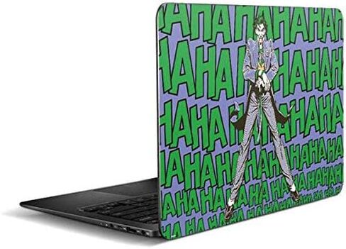 غلاف كمبيوتر محمول من Skinit متوافق مع Zenbook UX305FA مقاس 13.3 بوصة - مرخص رسميًا من Warner Bros Boss Joker - تصميم كلاسيكي للجوكر in Kuwait