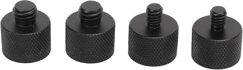 Yosoo Health Gear Microphone Stand Adapter, 8 Pcs 4 Size, Aluminum Alloy Thread Converter, for Cameras Lights Boom Arms in Saudi Arabia