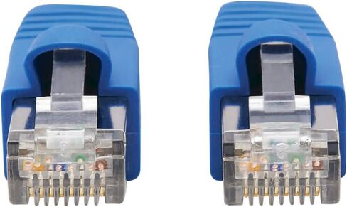 Tripp Lite Cat6a 10G Ethernet Cable, PoE, CMR-LP, Snagless F/UTP Network Patch Cable (RJ45 M/M), Blue, 30 ft. (N261P-030-BL) in Saudi Arabia