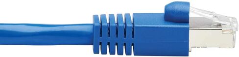 Tripp Lite Cat6a 10G Ethernet Cable, PoE, CMR-LP, Snagless F/UTP Network Patch Cable (RJ45 M/M), Blue, 30 ft. (N261P-030-BL) in Saudi Arabia