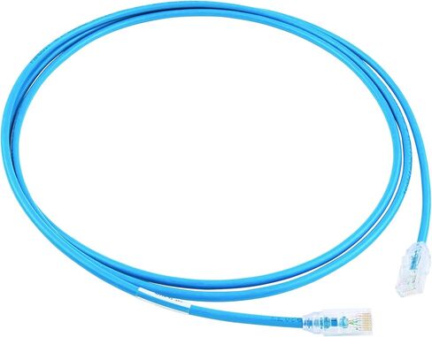 Panduit Cat 6A Patch Cord, 15m Blue UTP, 28 AWG, RJ45 Connector, TX6A-28 Model in Saudi Arabia