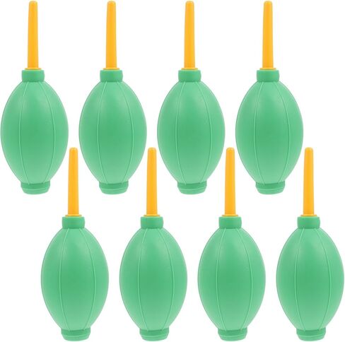 8Pcs Gardening Air Blower Rubber Dust Blowers with Pin-Valve Nozzle for Camera Lens Cleaning Soft Tip Dust Blaster Tools for Home and Outdoor Use Random Color in Saudi Arabia
