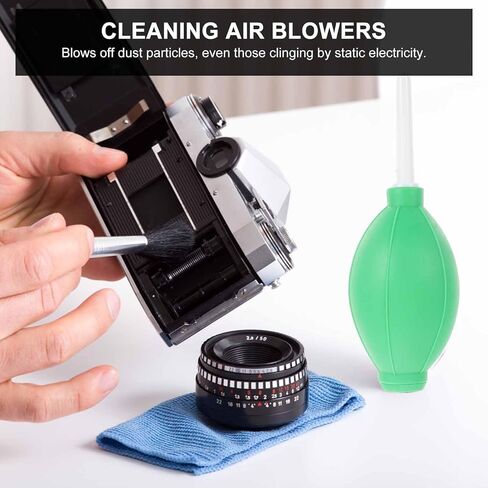 8Pcs Gardening Air Blower Rubber Dust Blowers with Pin-Valve Nozzle for Camera Lens Cleaning Soft Tip Dust Blaster Tools for Home and Outdoor Use Random Color in Saudi Arabia