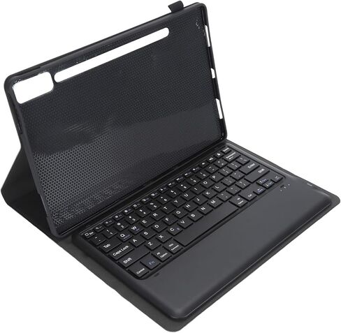 Drfeify Tab P12 12.7inch 2023 Wireless Keyboard Case with Pen Slot TPU Stand Cover for Tab P12 12.7inch 2023 Tablet for StudentsProfessionals (Purple) in Saudi Arabia