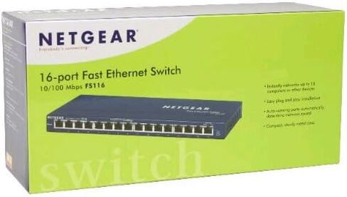 Prosafe 16port 10/100 Desktop Switch With 8port Poe Fs116p (Renewed) in Saudi Arabia