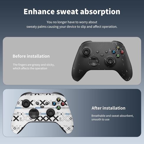 DIY Mouse Grip Tape Full Coverage, DIY Anti-Slip Stickers(110 * 150MM),Mouse Anti Sweat Grip,Sweat Resistant,Easy to Apply,DIY Anti Slip Grip Tape,Printed Texture(White) in Saudi Arabia