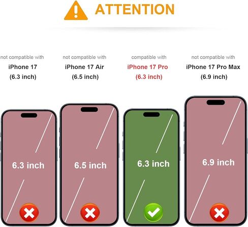 KIHUWEY Crossbody Wallet Case for iPhone 17 Pro, Zipper Pocket Case with Card Holder, PU Leather RFID Blocking Protective Cover Case with Kickstand Detachable Wrist Strap Lanyard 6.3" (Black) in Saudi Arabia