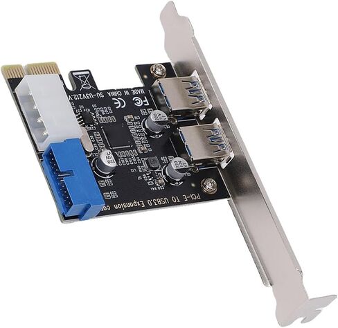 SUNGOOYUE داخلي 19 دبوس USB 3.0 موصل بطاقة PCIe 2 منفذ PCIe USB بطاقة توسيع لـ 10 in Saudi Arabia