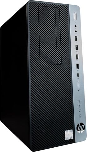 الكمبيوتر المكتبي HP EliteDesk 800G4 Tower | سداسي النواة إنتل i7 (3.4) | ذاكرة وصول عشوائي DDR4 سعة 16 جيجابايت | 500 جيجابايت SSD الحالة الصلبة | ويندوز 11 بروفيشنال | كمبيوتر منزلي أو مكتبي، أسود (متجدد) in Kuwait