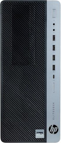 الكمبيوتر المكتبي HP EliteDesk 800G4 Tower | سداسي النواة إنتل i7 (3.4) | ذاكرة وصول عشوائي DDR4 سعة 16 جيجابايت | 500 جيجابايت SSD الحالة الصلبة | ويندوز 11 بروفيشنال | كمبيوتر منزلي أو مكتبي، أسود (متجدد) in Kuwait