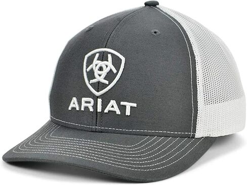 A300003206 Men's Ariat Gray/White Shield Cap in Saudi Arabia