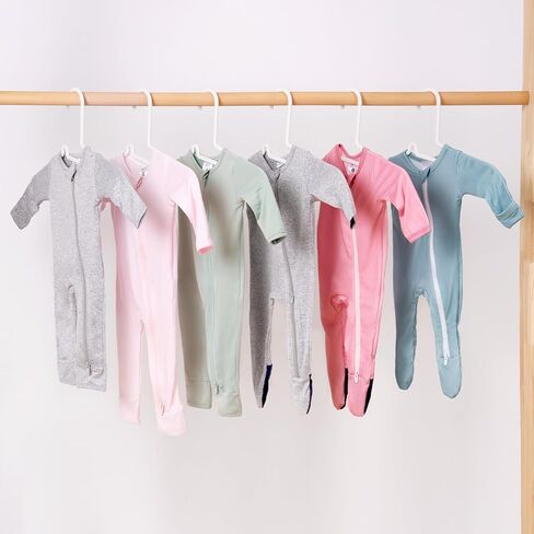 Baby Romper, Soft 2-Way Zipper Footless Long Sleeve Jumpsuit for Baby Boys Girls, 0-9 Months, 12-24 Months in Saudi Arabia