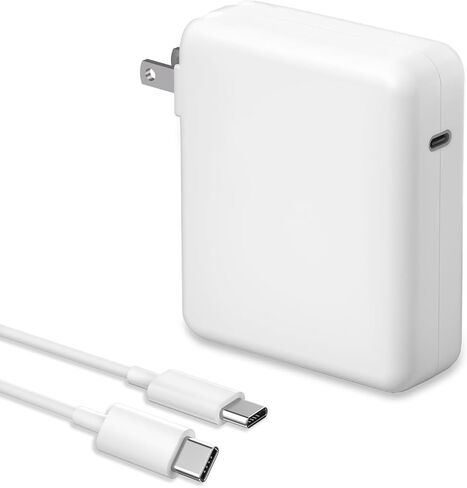 شاحن Mac Book Pro - شاحن USB C بقوة 118 وات متوافق مع Mac Book Pro/Air 16 15 14 13 بوصة، M1 M2 M3 M4، ipad Pro وجميع أجهزة USB C، يتضمن كابل شحن in Kuwait