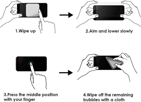 [2 Pack] Full Coverage Tempered Glass Screen Protector for Motorola Edge 40 Neo, [3D Curved] [HD Anti-Scratch ] [No-Bubble ] Screen Protector for Motorola Edge 40 Neo in Saudi Arabia